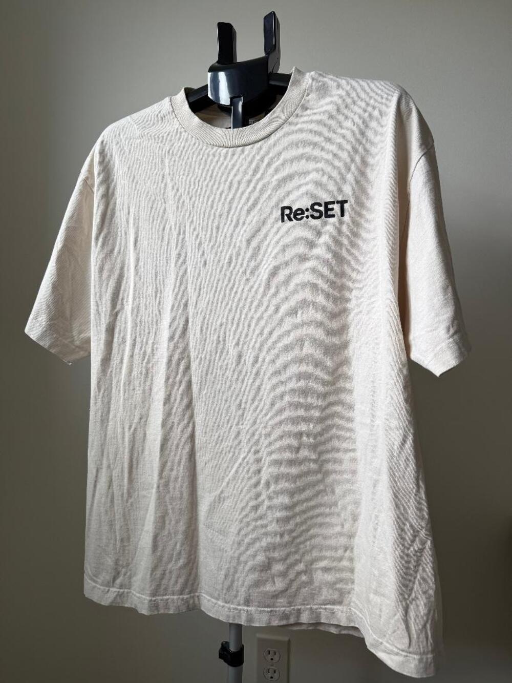 CEREMONY OF ROSES RE:SET CONCERT SERIES TEE SHIRT MENS XL CREAM/OFF WHITE